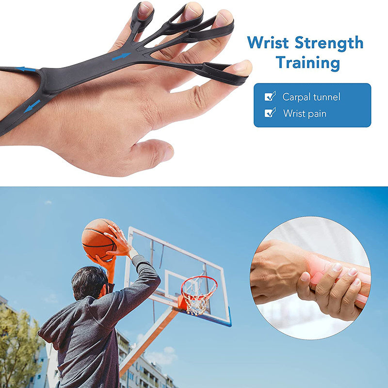 Silicone Grip Device Finger Exercise Stretcher Arthritis Hand Grip Trainer