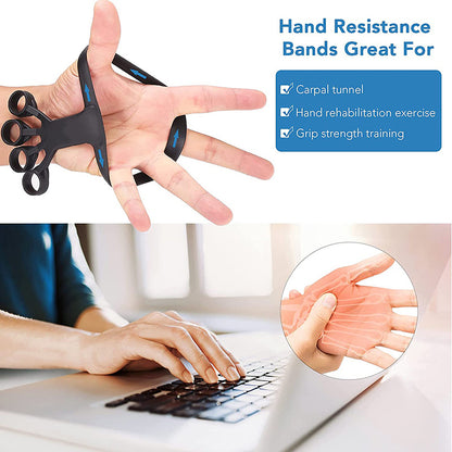 Silicone Grip Device Finger Exercise Stretcher Arthritis Hand Grip Trainer