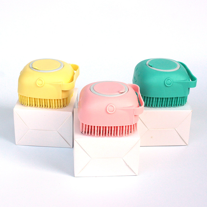 Dog Shampoo Dispenser Brush